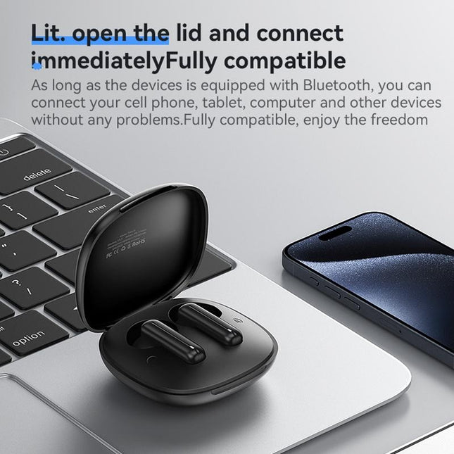Black Wireless Bluetooth Earphones - Tws25-1915196934155538437