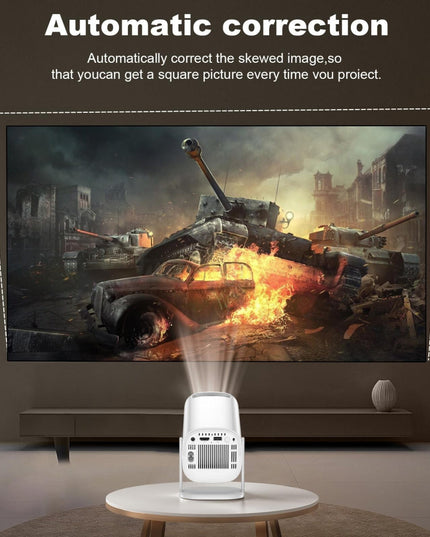 Portable Wifi Projector With Android 11 Os And Hd Display-1915196655943159812