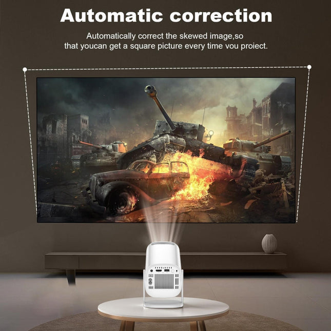 Portable Wifi Projector With Android 11 Os And Hd Display-1915196655943159812