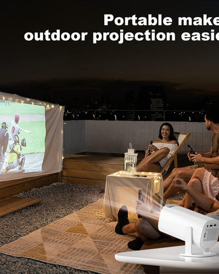 Portable Wifi Projector With Android 11 Os And Hd Display-1915196655943159816