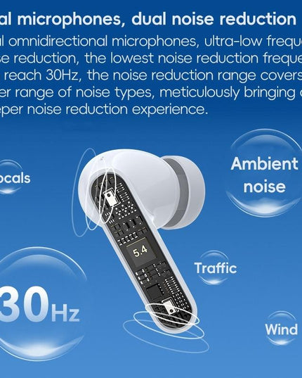 Wireless Active Noise-Cancelling Earbuds - White-1915196819571347457
