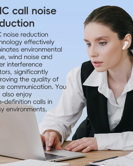 Wireless Active Noise-Cancelling Earbuds - White-1915196819571347460
