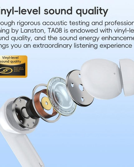 Wireless Active Noise-Cancelling Earbuds - White-1915196819571347461