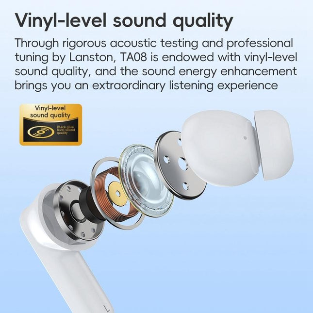 Wireless Active Noise-Cancelling Earbuds - White-1915196819571347461