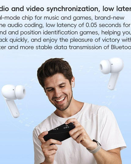 Wireless Active Noise-Cancelling Earbuds - White-1915196819571347465