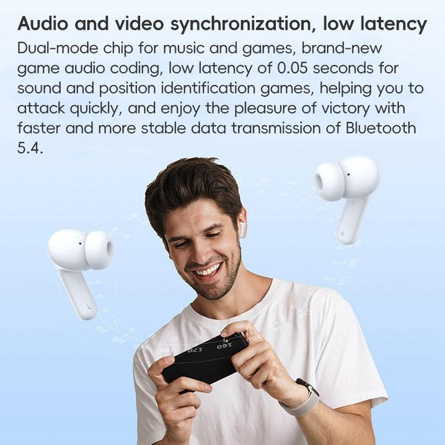 Wireless Active Noise-Cancelling Earbuds - White-1915196819571347465