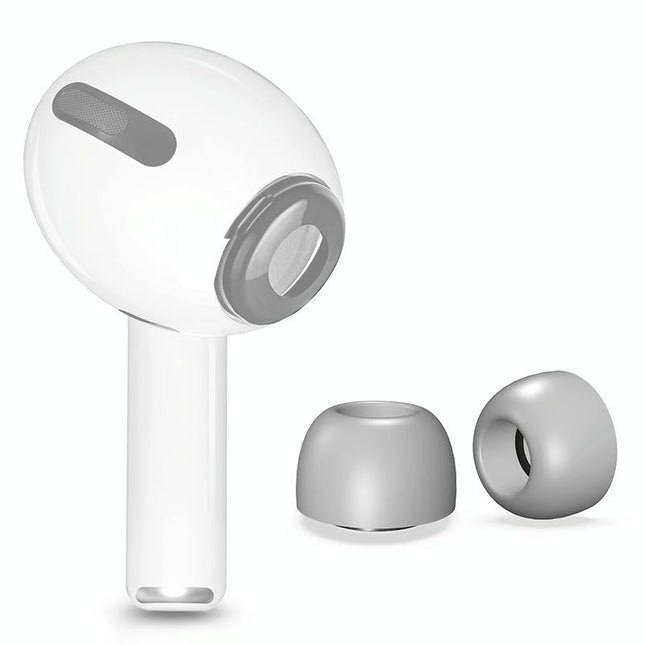 6 Pairs Wireless Earphone Earplugs For Airpods Pro With Storage Box - White-1915196916484935683