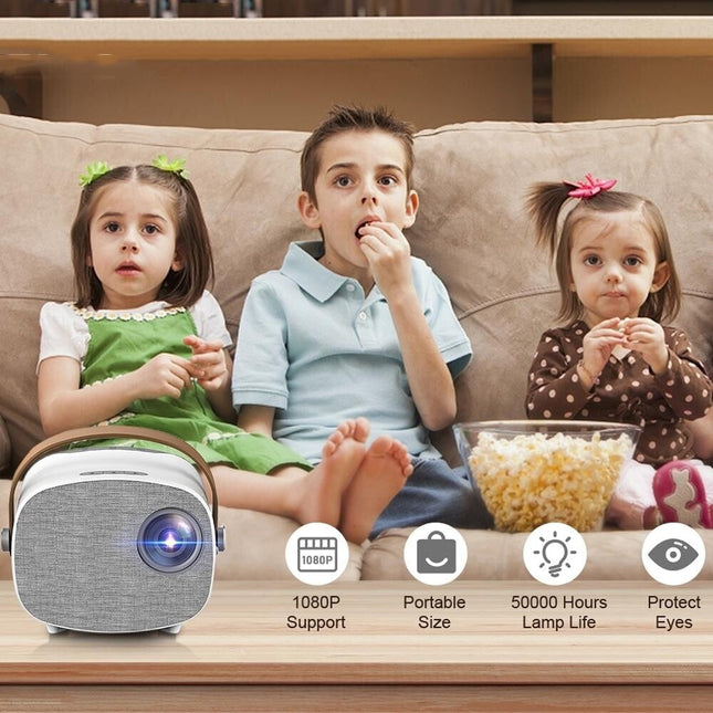 Mini Portable Led Projector For Kids - 1080P Resolution-1915197822760783880