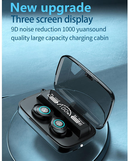 Waterproof Wireless Bluetooth Earphones With Touch Screen And Charging Box-1915196983203729409