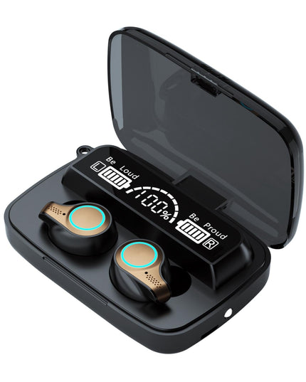 Waterproof Wireless Bluetooth 5.0 Earphones With Charging Box And Led Display-1915197074165600256