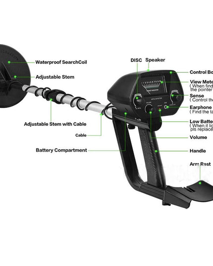 Underground Metal Detector - Detects Up To 30Cm-1915197737889042441