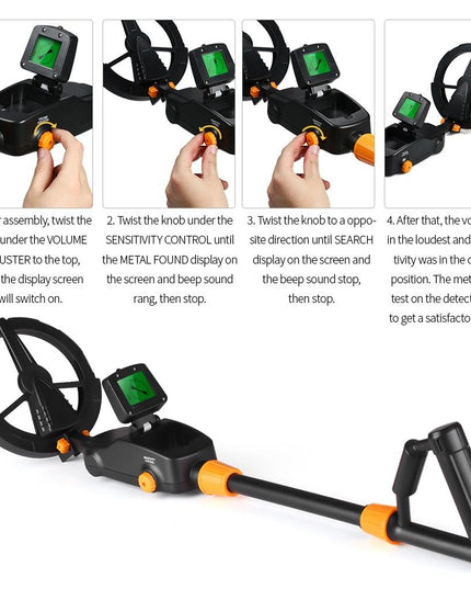 Lcd Screen Children'S Metal Detector - 10Cm Range-1915197242998919170