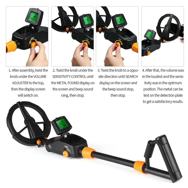 Lcd Screen Children'S Metal Detector - 10Cm Range-1915197242998919170