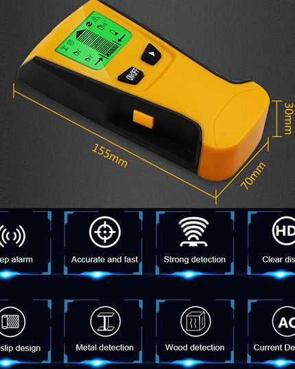 3-In-1 Wall Metal Detector For Voltage Cable And Metal Detection-1915197533710323714