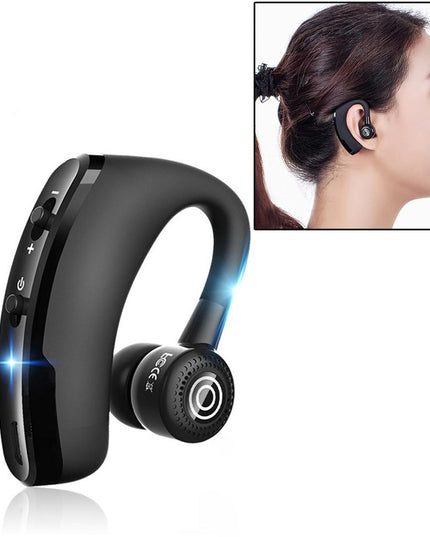 V9 Wireless Bluetooth Headset With Mic For Drivers - Black-1915196493023809536