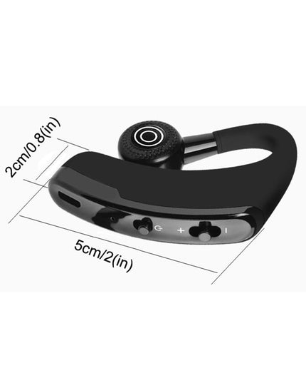 V9 Wireless Bluetooth Headset With Mic For Drivers - Black-1915196493023809541