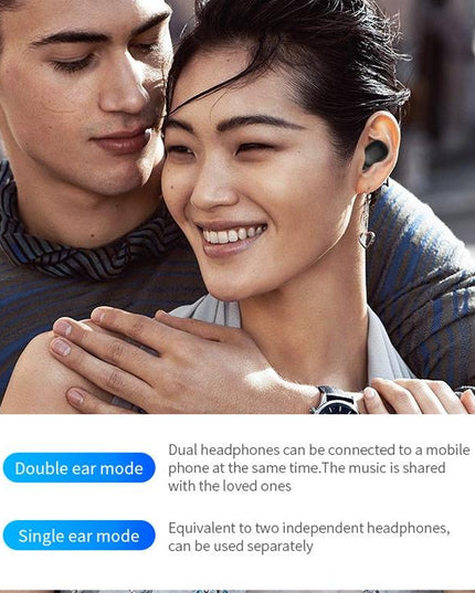 Wireless Sports Bluetooth Earphones - Binaural Stereo Black-1915196699073187842