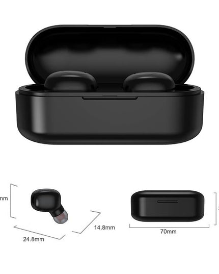 Wireless Sports Bluetooth Earphones - Binaural Stereo Black-1915196699073187847