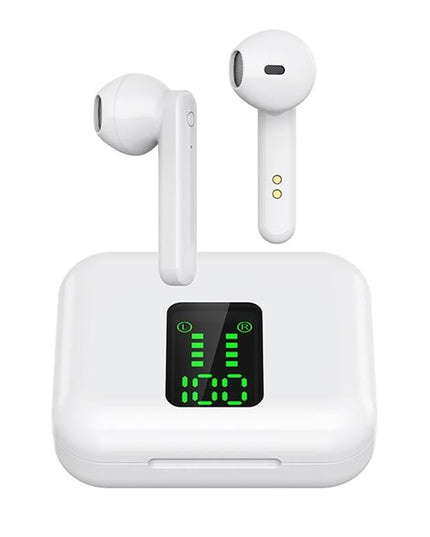 Wireless Bluetooth Earphones With Charging Box & Led Display-1915196637760851968