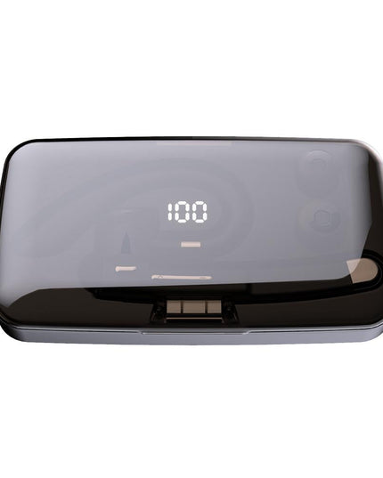 Rotatable Bluetooth Earphone With Charging Box & Digital Display-1915197887415980036