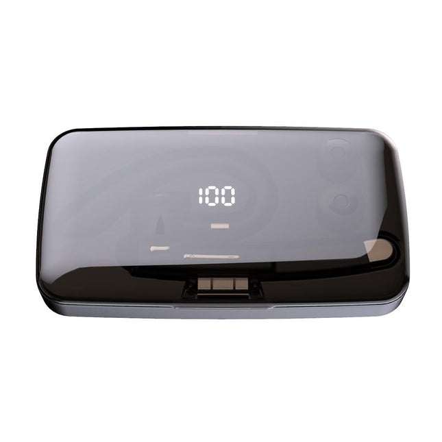 Rotatable Bluetooth Earphone With Charging Box & Digital Display-1915197887415980036