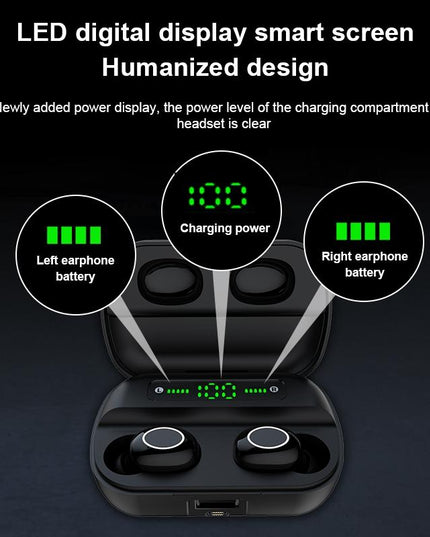 Wireless Touch Earbuds With Magnetic Charging Case-1915197722256871431