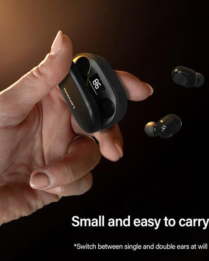 Wireless Bluetooth Earphone With Noise Reduction & Charging Box - Led Display-1915196633075814403