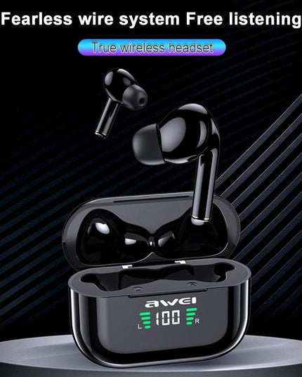 Wireless Tws Headset With Bluetooth 5.0 And Led Display-1915197933779816450