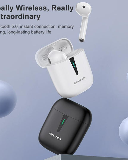 Wireless T21 Sports Tws Headset With Charging Case - White-1915196625354100742