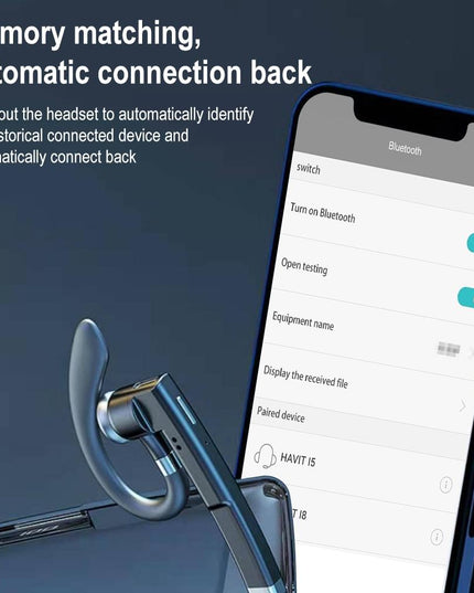 Rotatable Earhook Bluetooth Earphone For Noise Reduction Calls - No Charging Box-1915197089755828230