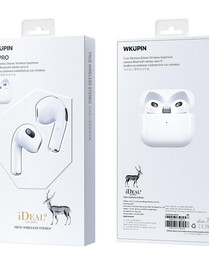 Pro True Wireless Stereo Bluetooth Earphones - White-1915196625047916546