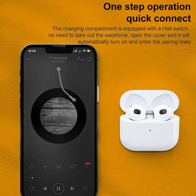 Pro True Wireless Stereo Bluetooth Earphones - White-1915196625047916549