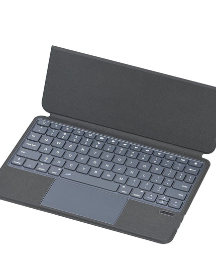 Bluetooth Keyboard Leather Case For Ipad Air / Pro 11 - Touch Pad - Black-1922443417741299716