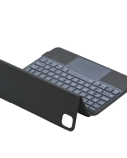 Bluetooth Keyboard Leather Case For Ipad Air / Pro 11 - Touch Pad - Black-1922443417741299717