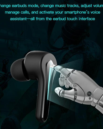 Wireless Gaming Earphones With Low Latency - Black-1915196796032913412
