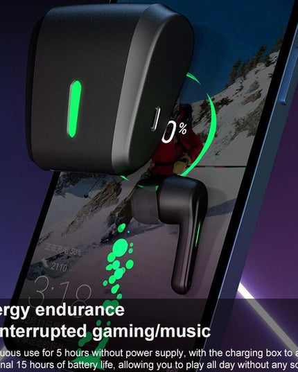 Wireless Gaming Earphones With Low Latency - Black-1915196796032913413