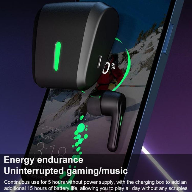 Wireless Gaming Earphones With Low Latency - Black-1915196796032913413