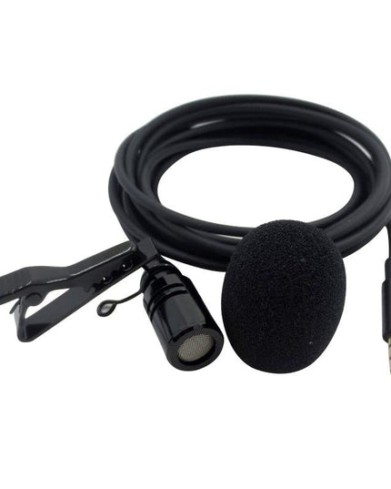 Clip-On Lavalier Microphone For Mobile Phones - 1.2M - Black-1915196769491357700
