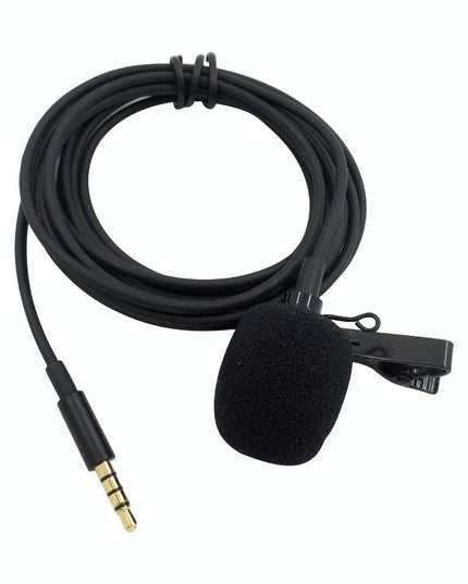 Clip-On Lavalier Microphone For Mobile Phones - 2.5M - Black-1915196782283984897