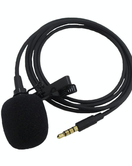 Clip-On Lavalier Microphone For Mobile Phones - 2.5M - Black-1915196782283984899