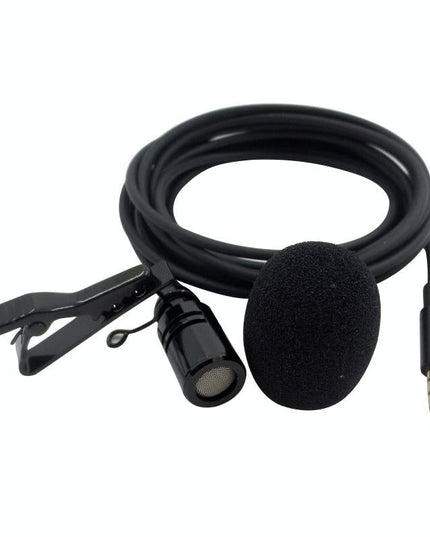 Clip-On Lavalier Microphone For Mobile Phones - 2.5M - Black-1915196782283984900