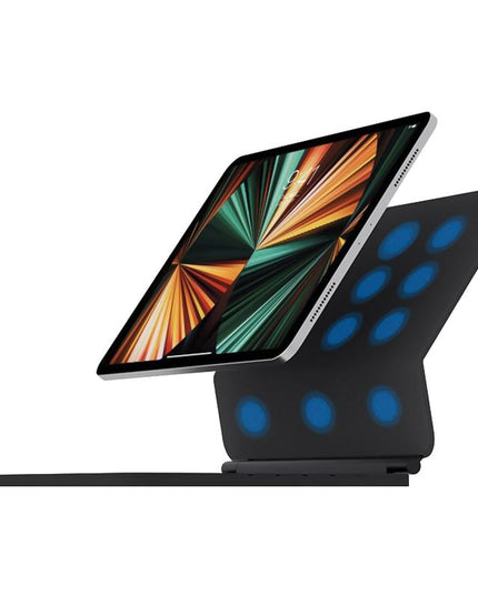 Magic Suspended Bluetooth Keyboard Leather Case For Ipad Air 2022 / 2020 - Black-1915196722431266816