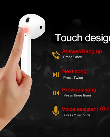 Wireless Charge Full Touch Tws Bluetooth Headset 5.0 - No Code-1915198374949294086