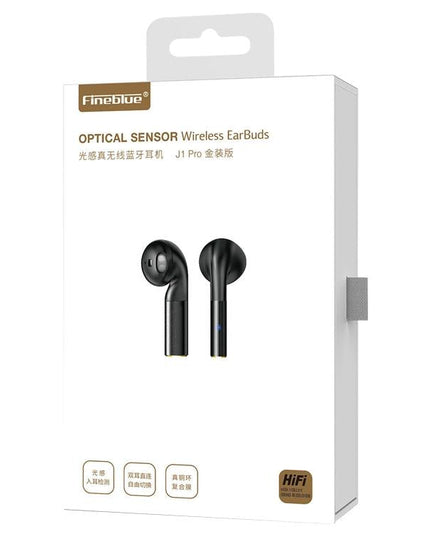 Wireless Bluetooth 5.0 Earphones - J1 Pro - Black-1915196805415571462