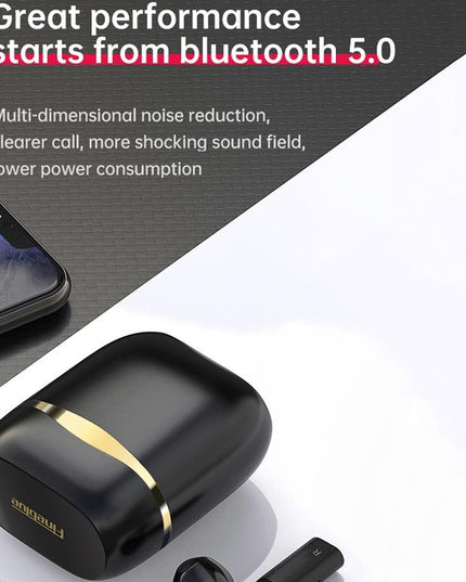 Wireless Bluetooth 5.0 Earphones - J1 Pro - Black-1915196805415571465