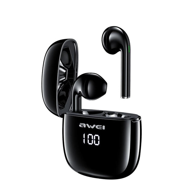 Wireless T28P Bluetooth V5.0 Tws Sports Headset With Led Display And Charging Case-1915196798759211008