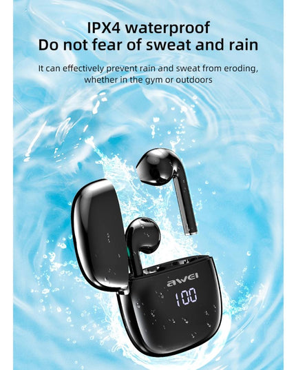Wireless T28P Bluetooth V5.0 Tws Sports Headset With Led Display And Charging Case-1915196798759211015