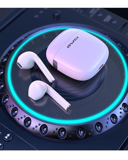 Wireless T28 Sports Tws Headset With Charging Case - White-1915196638666821637