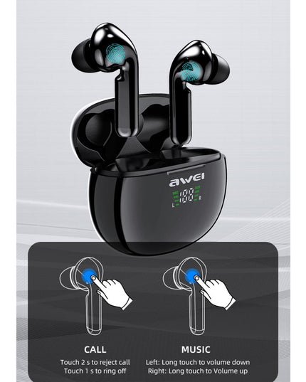 Wireless T15P Sports Headset With Led Display And Charging Case-1915196505233428485