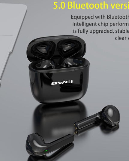Wireless Sports Headset With Charging Case - T26 Tws Bluetooth V5.0 - Black-1915196703661756420
